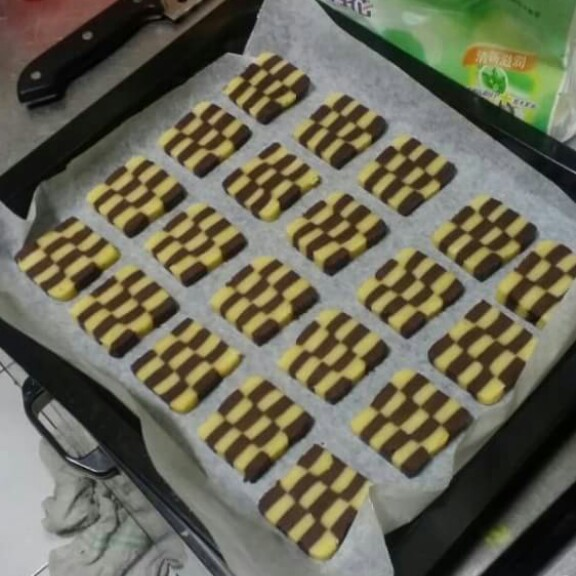 荷蘭方格餅乾(棋盤格子餅)：Amy 一起做