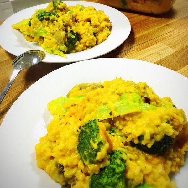 南瓜菇菇燉飯 ✿小田太太玩樂廚房✿ : Elsie Wu一起做