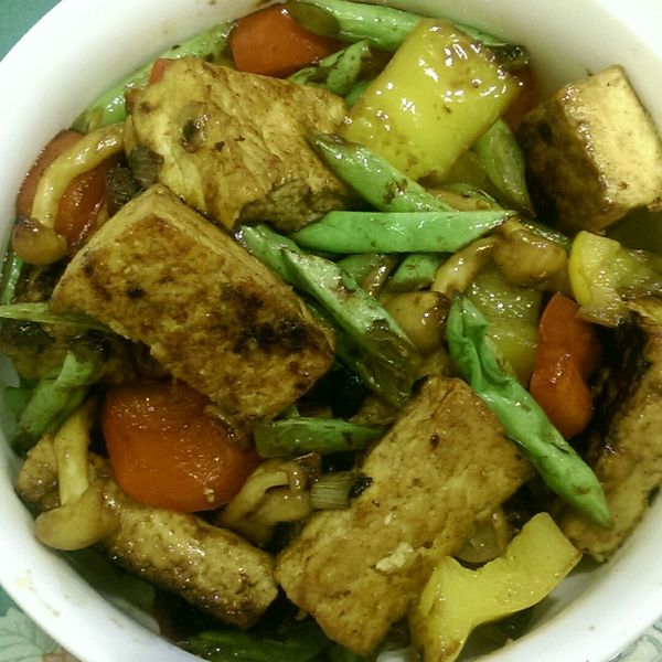 彩蔬紅燒豆腐 : Kuanhua Lin一起做