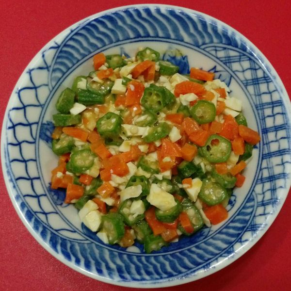 鹹蛋秋葵 : Sophia Yang一起做