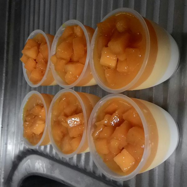 三色芒果香草奶酪：筱芸 一起做