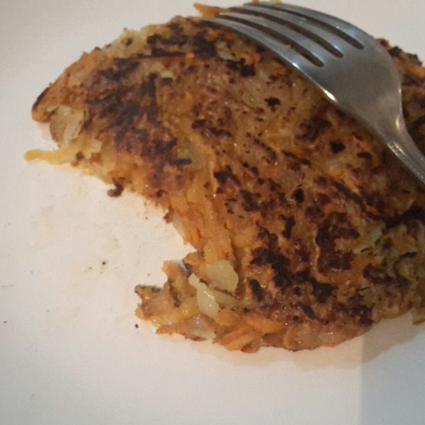 地瓜馬鈴薯煎餅－小氣廚房 全素高速救火版：*餓不得*小姐的實驗廚房 一起做