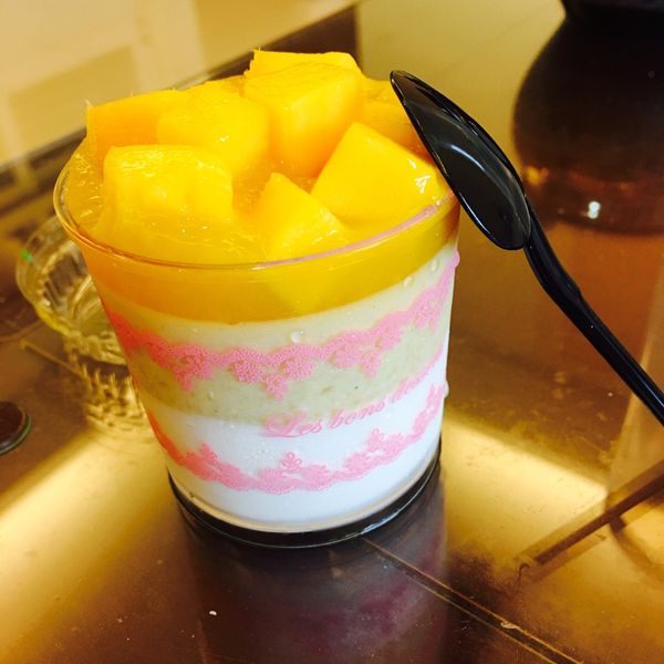 三色芒果香草奶酪：Yu Shan Chang 一起做