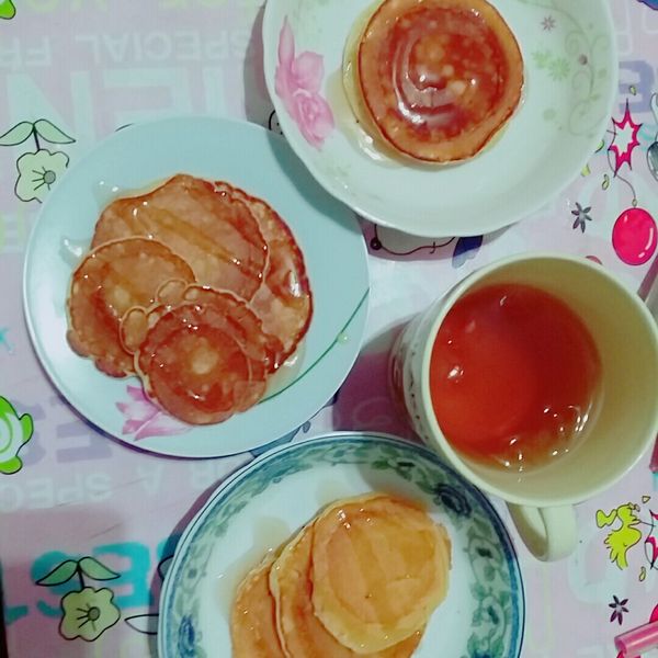 千層鬆餅-多多口味 : 養樂多一起做