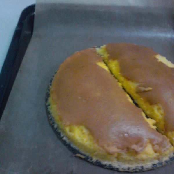 蜂蜜味凹蛋糕 : 小白一起做