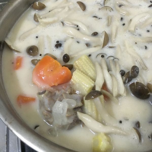 香濃的白醬燉雞，小孩的最愛 : Wanwan Wu一起做