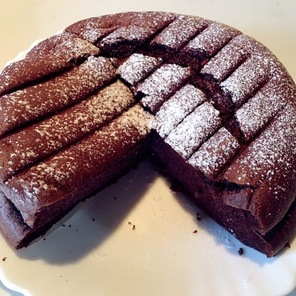 純天然低糖的【巧克力戚風蛋糕】 : Fish一起做