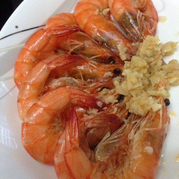 奶焗香蒜椒鹽蝦。零失誤簡易料理 : 小蜜紅茶一起做