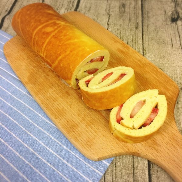 卡士達醬蛋糕卷 : Cookingyannis 一起做