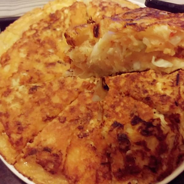 起司泡菜煎餅치즈김치전(蔬食版) : Emily  Hsieh一起做