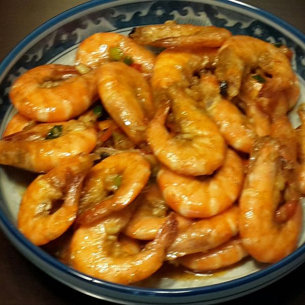 【可拉的鏡頭】鹽酥白蝦 : 千懿一起做