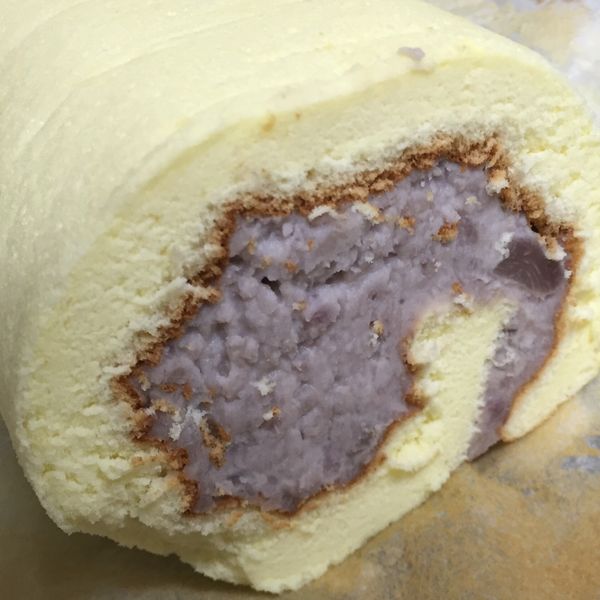 芋泥蛋糕瑞士卷：陳秀鳳 一起做