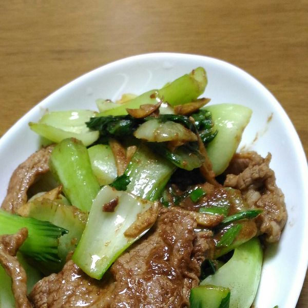 沙茶~醬炒青江菜 : Lin Jessica一起做