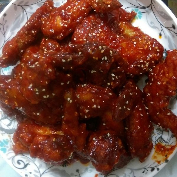 韓式炸雞 : 歐心瓜一起做