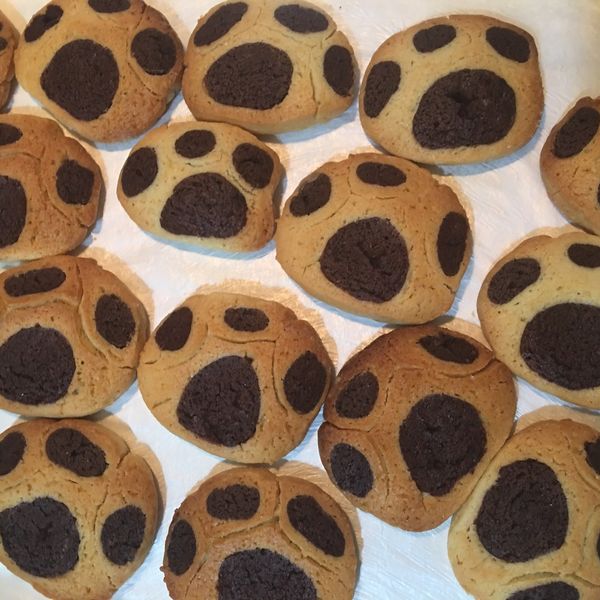 可愛貓掌餅乾 : Fish一起做