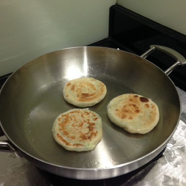 香蔥捲餅：菁 一起做