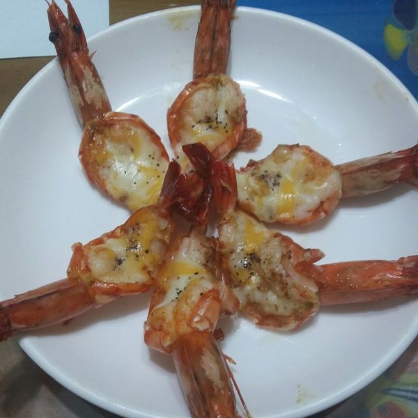 奶油香煎明蝦 : Rou Jyun Chen一起做
