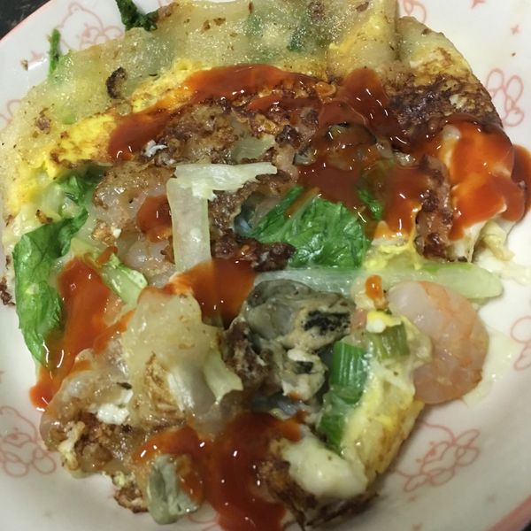 台灣蚵仔煎：connie 一起做