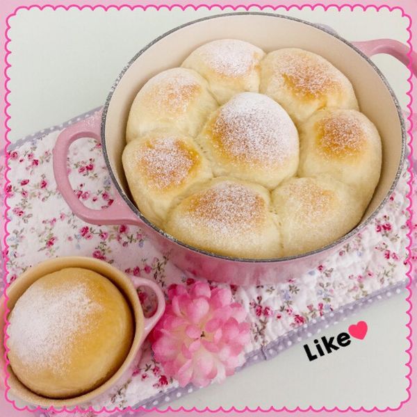 超鬆軟煉乳餐包：May Wu 一起做