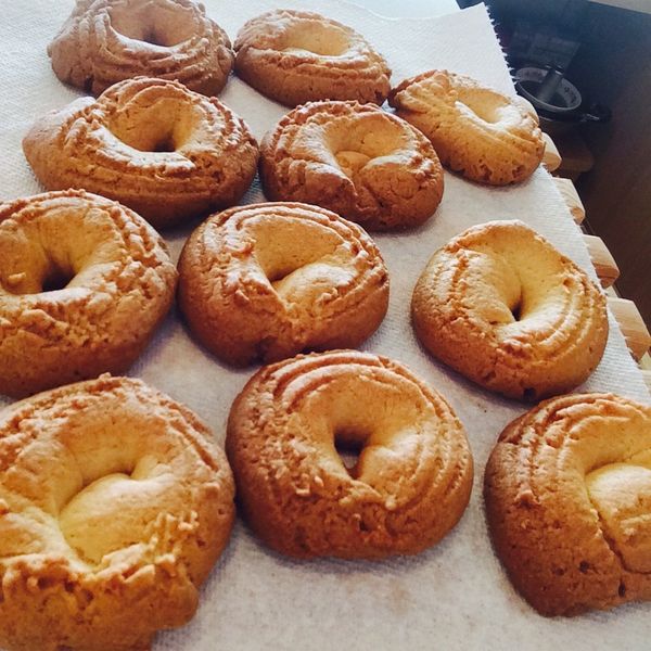 奶香十足-簡單。酥鬆的奶酥餅乾❤️❤️:萍兒 一起做