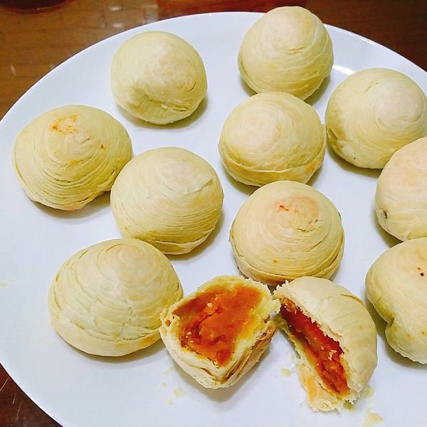 多層次芋頭酥~烘焙華爾滋~油皮可做綠豆椪 : 吳敏如一起做