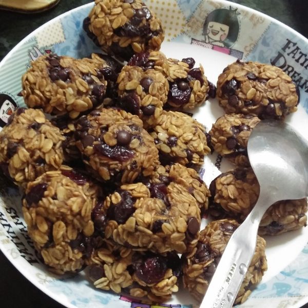 健康早餐香蕉燕麥餅乾! : Lam Yan一起做