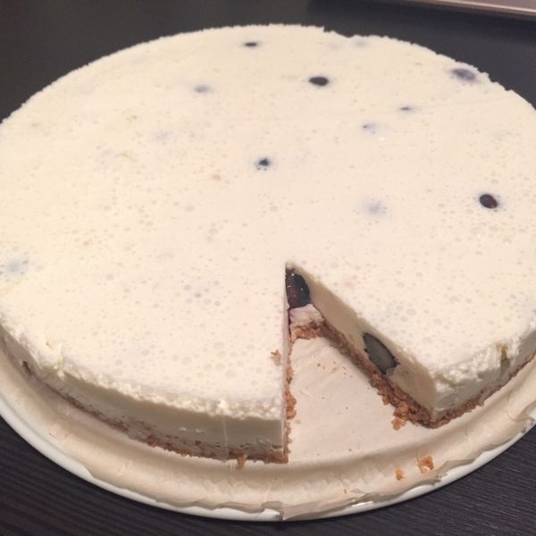 藍莓檸檬生乳酪蛋糕(免烤) : AmySusu一起做