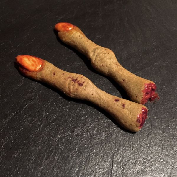 萬聖節巫婆手指❤!!! : 食驗室一起做