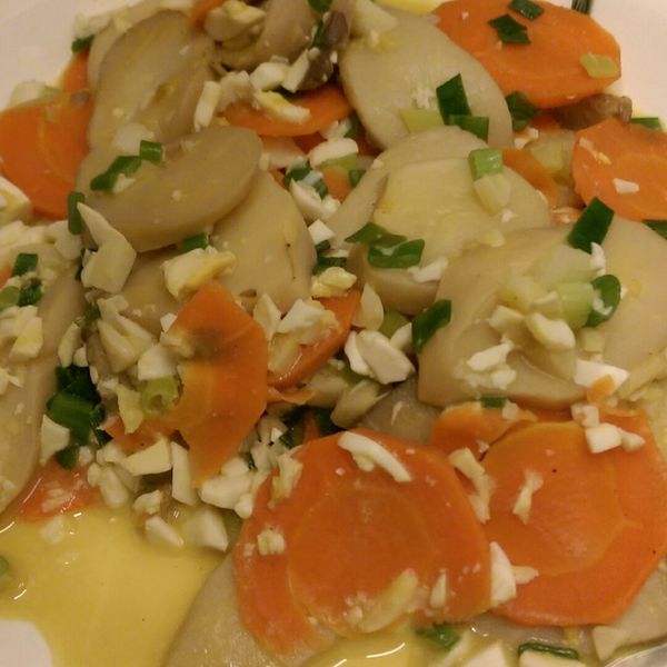 超級下飯的鹹蛋杏鮑菇：Ava Cai 一起做