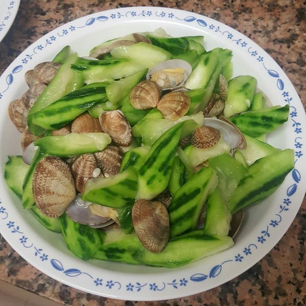 絲瓜蛤蜊 : Evelyn Queen一起做