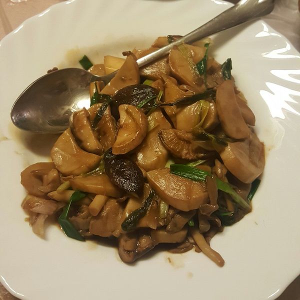 三杯杏鮑菇－蔬食料理 : Evelyn Queen一起做