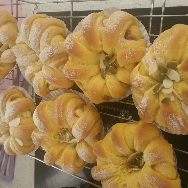 鹽麴南瓜起士核桃麵包 : prettyvee一起做