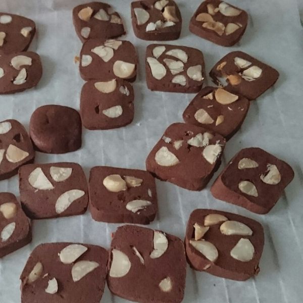 🍫巧克力夏威夷豆餅乾🍫 : § 荳媽 §一起做