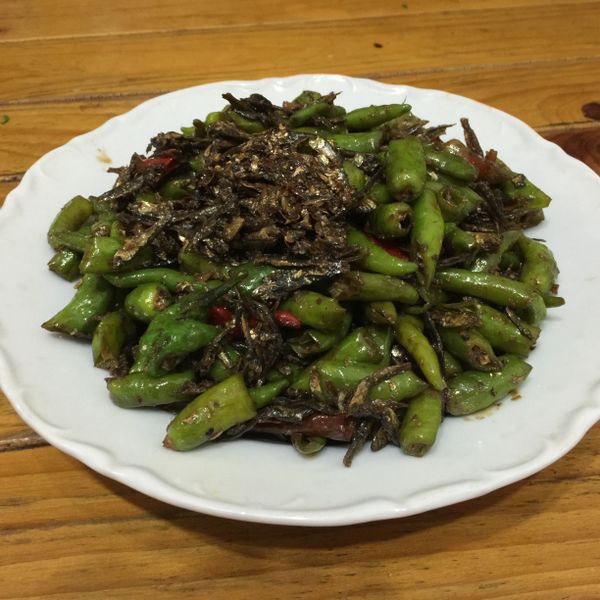 瑪莉廚房：糯米椒炒小魚乾 : 邱資晴一起做