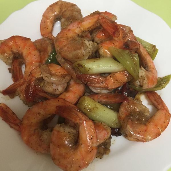 簡易家常菜～“胡椒蝦” : Cora一起做