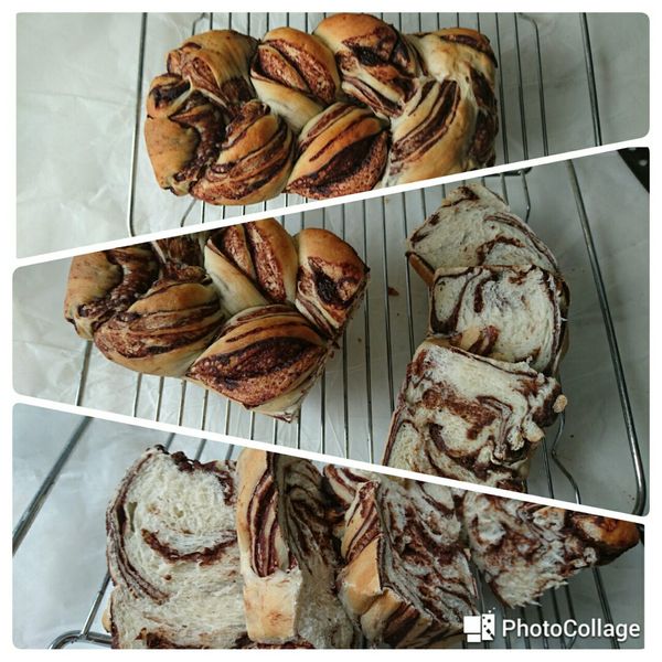 巧克力大理石吐司 : § 荳媽 §一起做