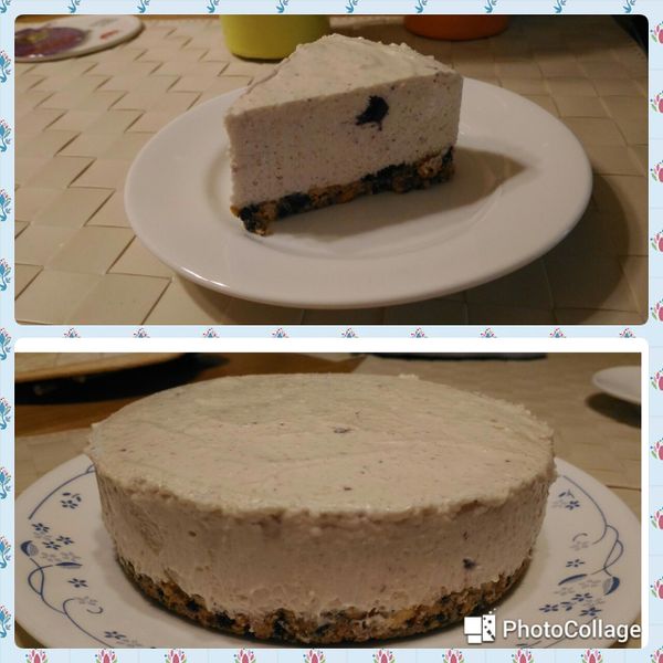 [免烤箱］藍莓起司蛋糕：liu 一起做