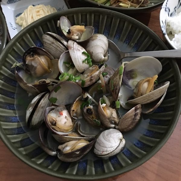 深夜食堂 - 酒蒸蛤蜊 あさりの酒蒸し : 愛米粒一起做