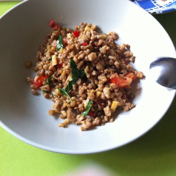 泰式打拋豬 : Sofi一起做