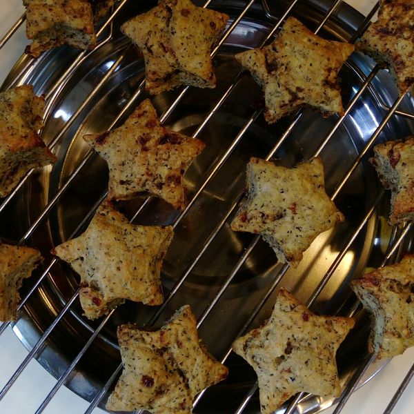 Olivia♥豆渣司康Soy Milk Dregs Scone─九陽豆漿機 : Chiung Mei一起做