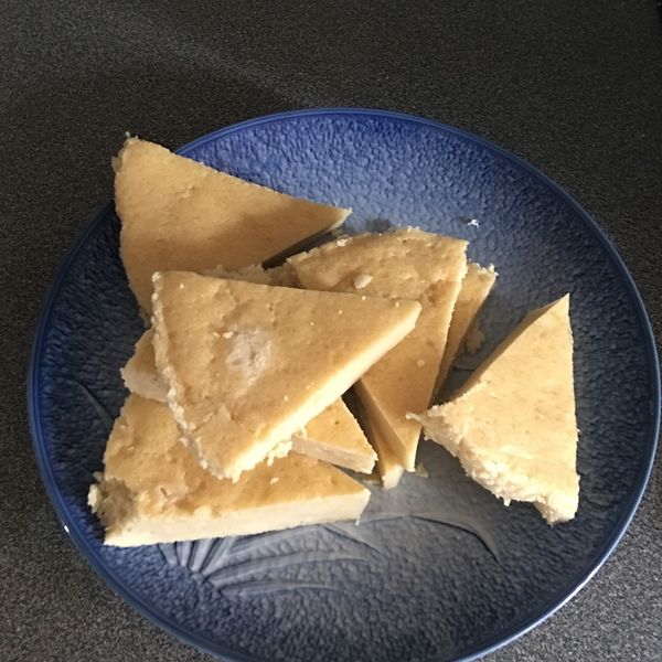 清爽無負擔の嫩豆腐蛋糕：低糖少油無水無奶：紫色貓 一起做