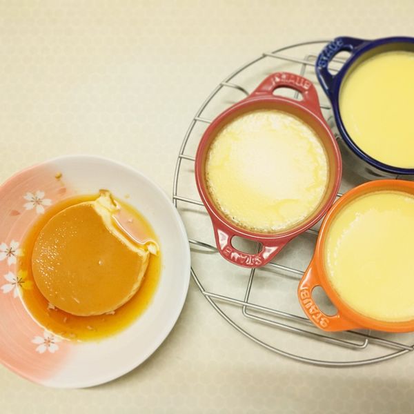 焦糖烤布丁:喵喵兒 一起做