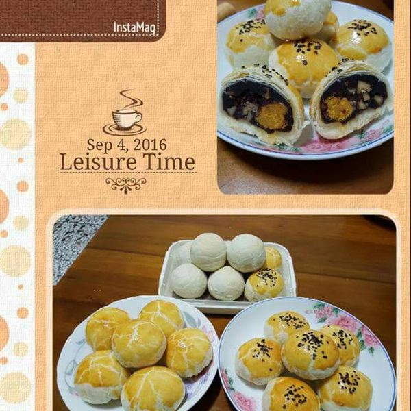 蛋黃酥 : Ming YangLin一起做