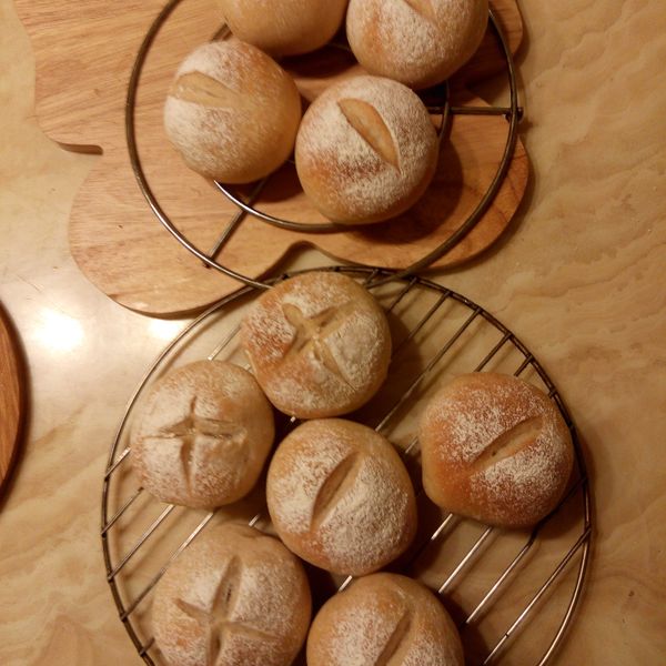 簡易小圓麵包 Dinner Roll : Happy Jaclyn一起做