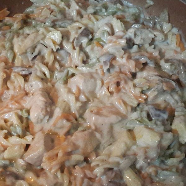 白醬義大利麵 : 又懿一起做