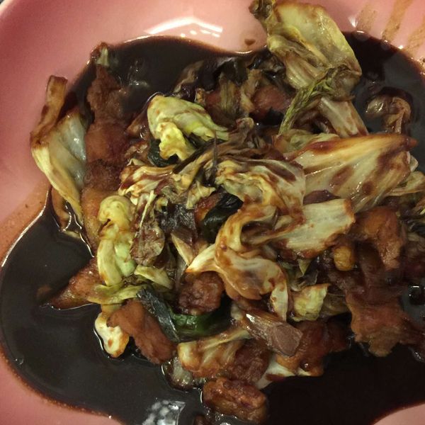 宮保高麗菜:Mina 一起做