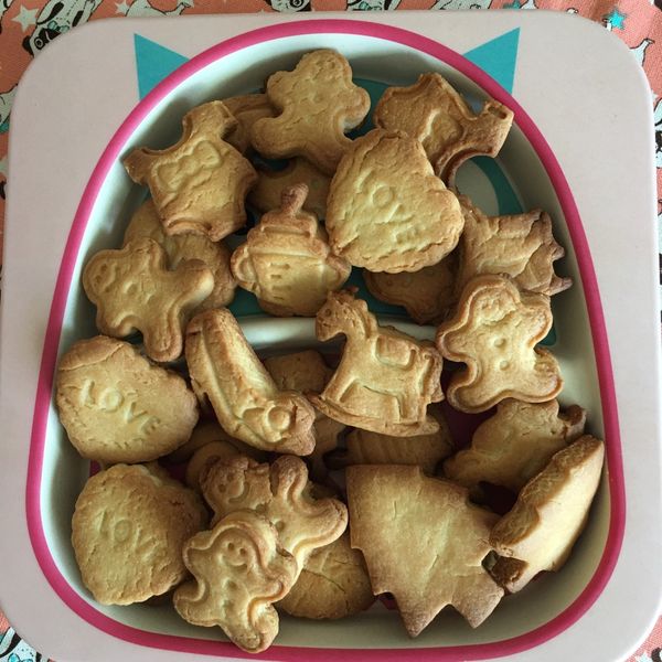 基礎奶油餅乾 : 紅豆酪梨一起做