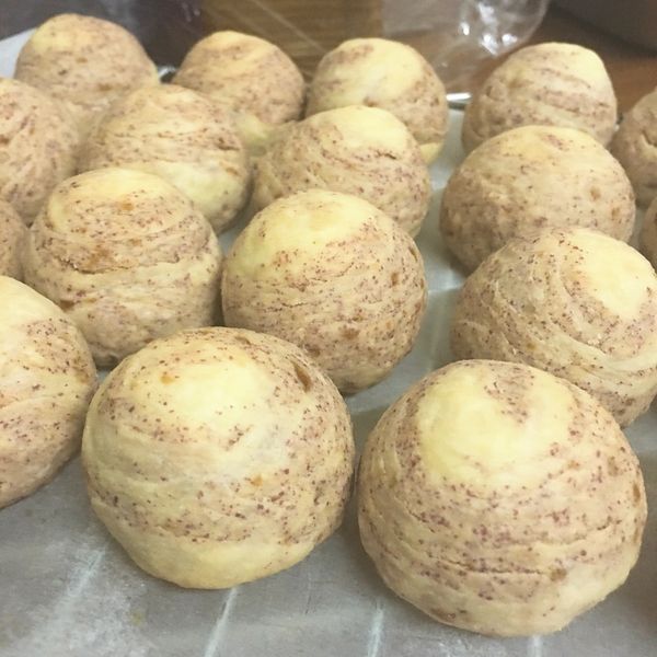 芋頭酥餅：Chloe 一起做