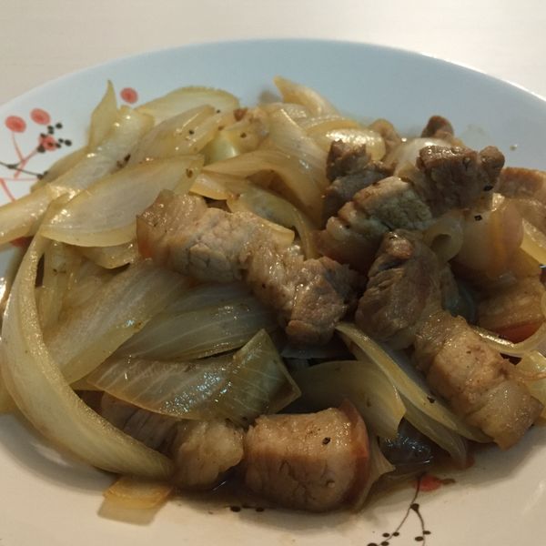 香甜洋蔥燒五花 : Vanessa Lin一起做