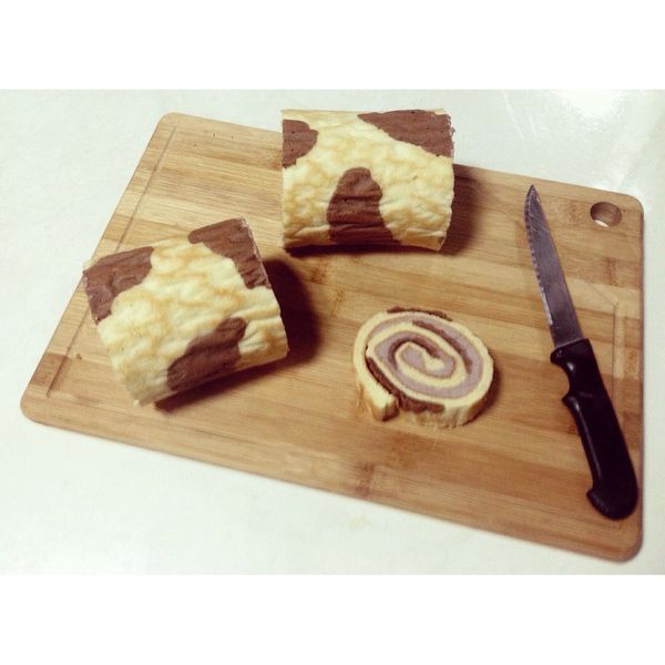 哞~乳牛紋瑞士卷 : 漢娜一起做